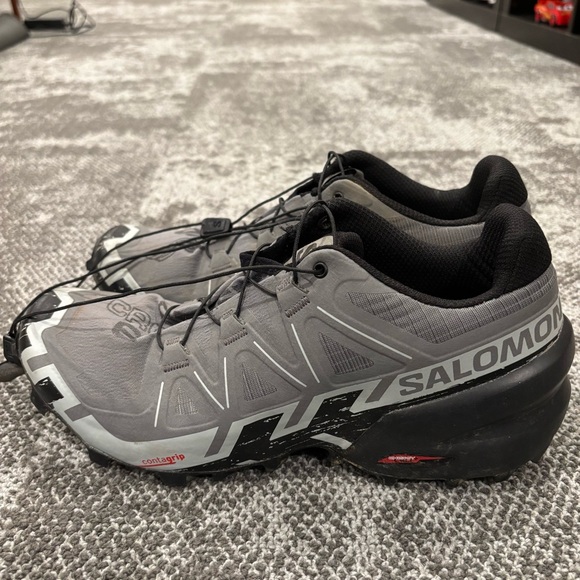Salomon Speedcross 6 Grey Outdoor Running Shoes Mens U.S. 8 - Picture 3 of 6